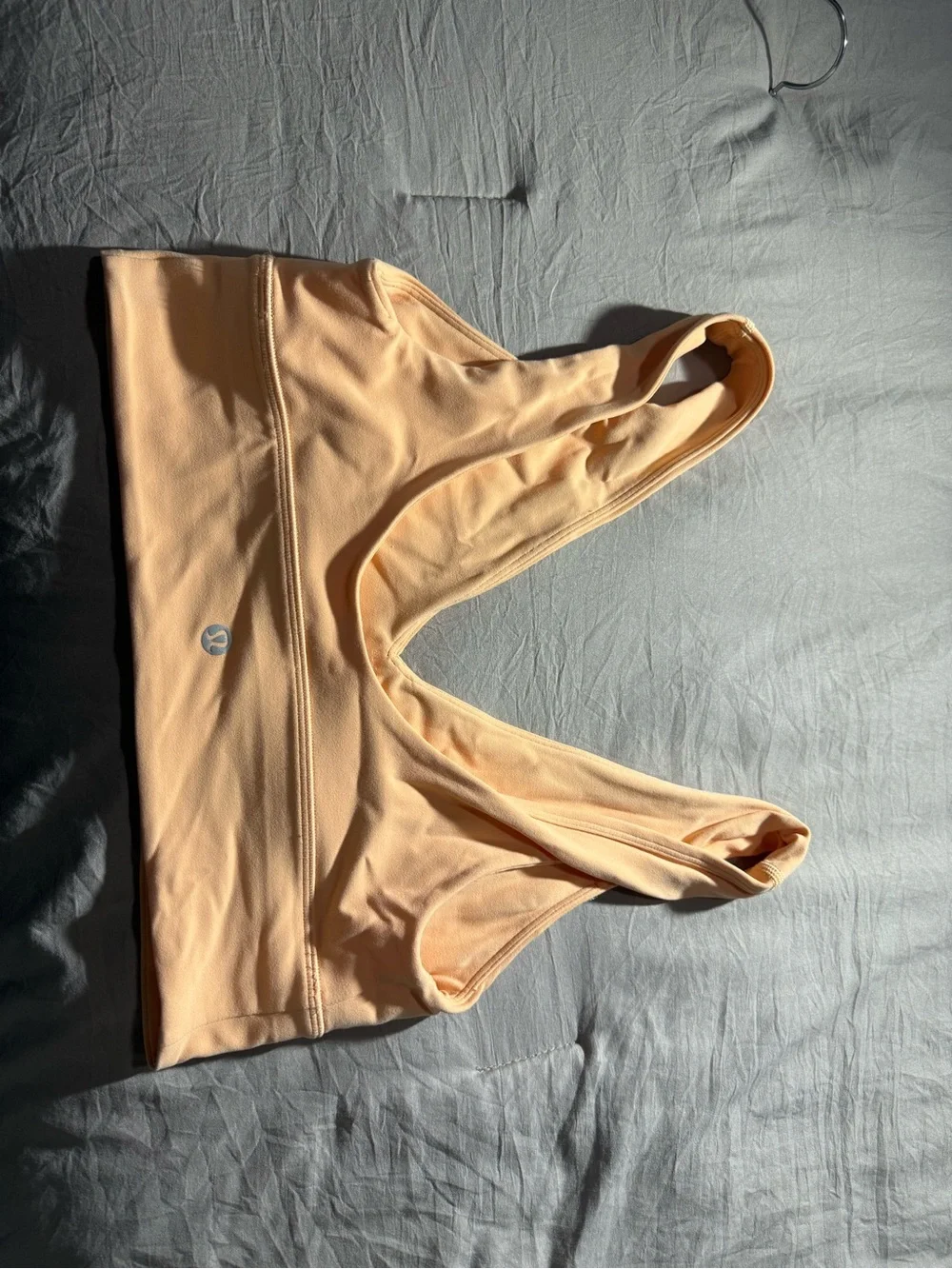 lululemon athletica Peach/Light Orange Crop Sports Bra
